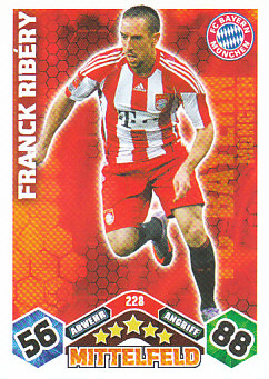 Franck Ribery Bayern Munchen 2010/11 Topps MA Bundesliga #228